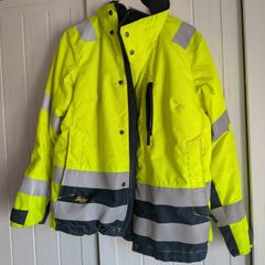Ladies site winter work jacket hi vis