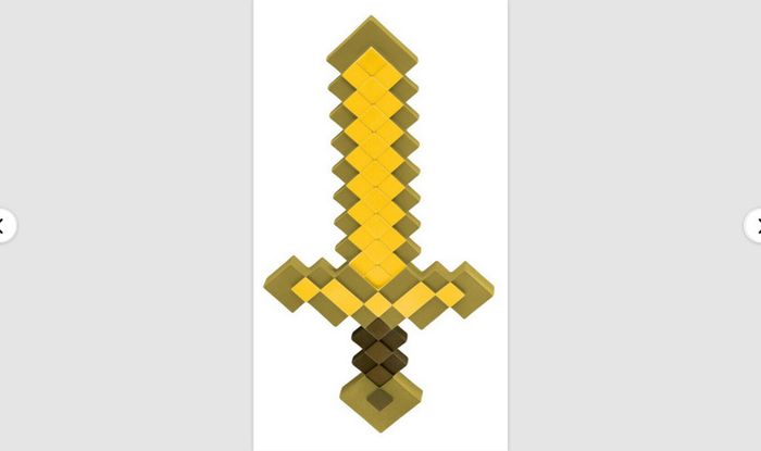 BRAND NEW Minecraft Golden Roleplay Sword