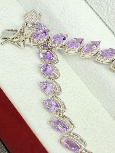 Moroccan Amethyst Cluster Bracelet