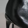 ZARA Black Pointed Ankle Boots with jeweled heel Sz 39 (FIT 6-6.5 UK) - Rrp 69.99 Image 3