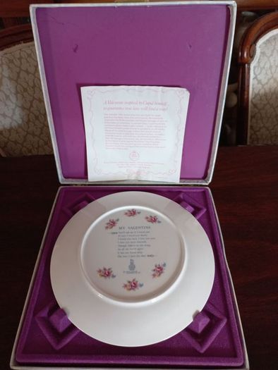 Valentines Present Vintage Royal Doulton St. Valentine Plates