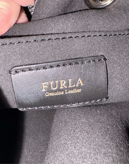 Furla cow print crossbody/shoulder bag