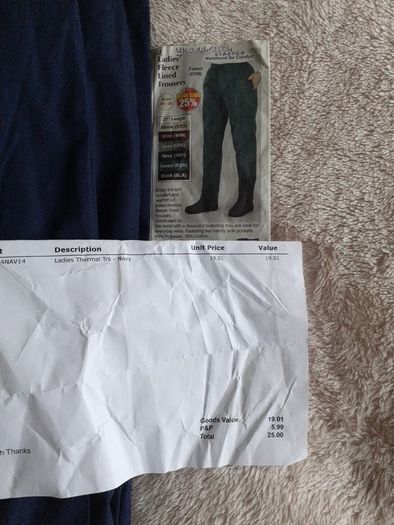 Brand New Ladies Thermal Trousers