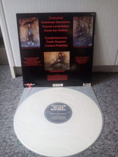 MORTIFICATION Scrolls of the megilloth 1st press 1992 LP RARE