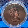1oz Fine 9999 Silver Bullion Wolf 2011. Image 2
