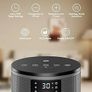 Electric Heater 1500W Space Silent Heaters for Home Low Energy, 4 Modes Portable Ceramic Fan Heater with Thermostat, Overheat & Tip Over Protection, 8H Timer, for Bedroom Indoor Use Image 3