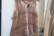 Cute Multicoloured Strappy Top size 8