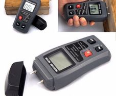 Digital LCD Wood Moisture Meter Humidity Tester Timber Damp Detector