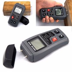 Digital LCD Wood Moisture Meter Humidity Tester Timber Damp Detector