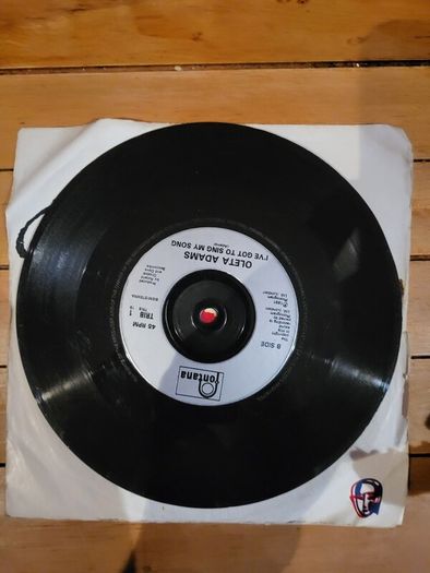 Oleta Adams Dont Let The Sun Go Down On Me 7 inch Vinyl 1991 Fontana