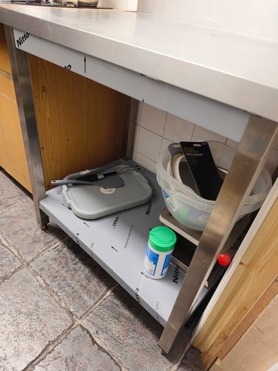Stainless steel table