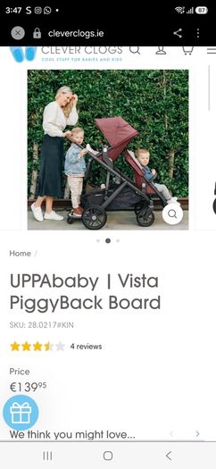 UPPAbaby | Vista PiggyBack Board