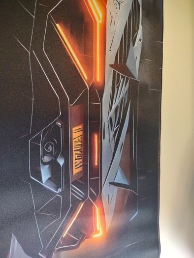 gaming mat pad with racing car free viewing