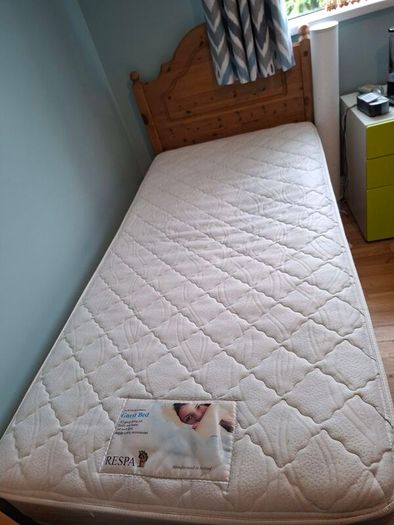 SIngle Bed and mattress