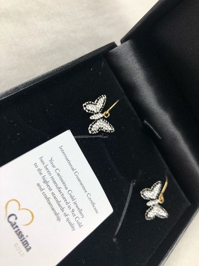 Carisimmia Gold Women's 9 Carat Gold earrings NEW