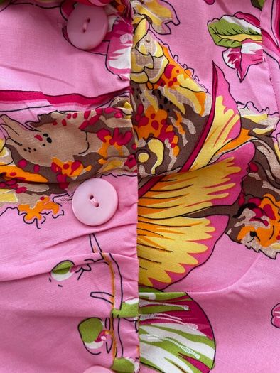 Renato Nucci Paris - Vintage Designer Pink Floral Jacket - Size 40