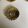 Irish Army cap badges three brass one staybrite Image 10