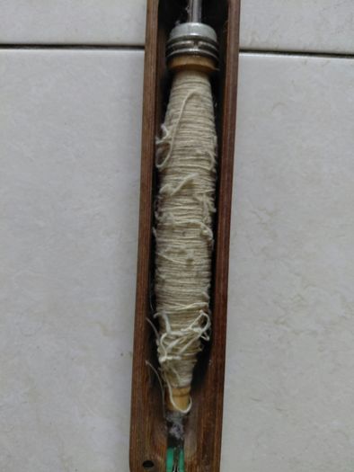 Antique wooden weaving boat shuttle