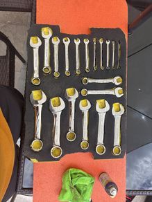 snap on imperial spanner / wrench set 1/4 - 1 3/16