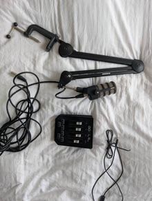 RODE + Go XLR + Microphone arm
