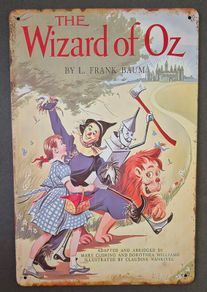 Vintage Style  Metal Sign. The wizard of Oz.