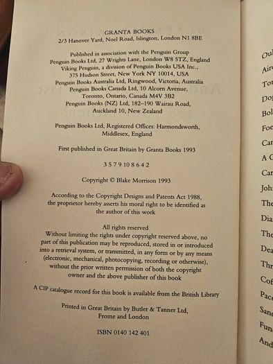 And When Did You Last See Your Father.  By Blake Morrison. First Edition Hardback With Dustjacket In Good Condition.  See Photos For Same.