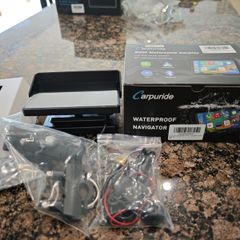 2025 Carpuride W502B PRO Motorcycle GPS Wireless Carplay/Android Auto, 5" Waterproof Motorbike Touch Screen
