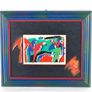 Vintage print of painting with parrots Image 2