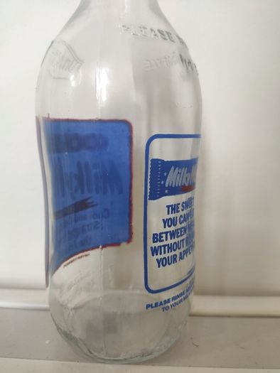 Unigate 1980s milk bottle Milky Way