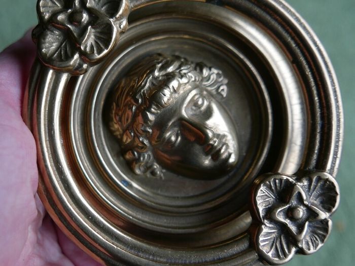 Antique  Heavy Brass Door Knocker