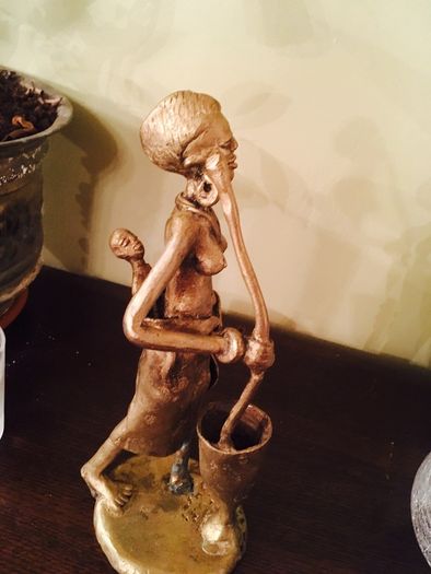 Metal statues, ornaments