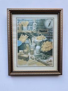 Vintage Framed Pasta Kitchen Print