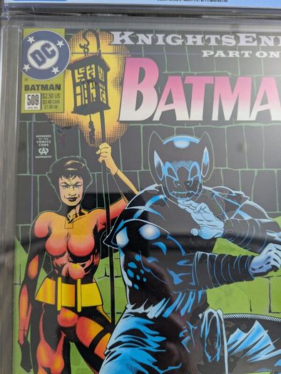 Batman Issue 508 + 509 Cgc 9.8 Graded Comic Books Azrael Knightfall Knightquest Marvel DC