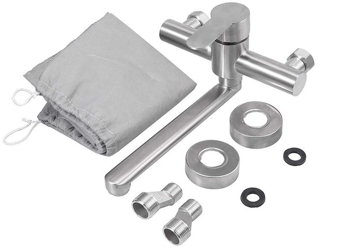 Colfuline Kitchen Sink Faucet Brushed Stainless Steel
