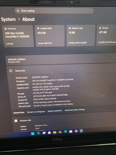 Dell Precision 7670 Workstation