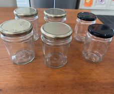 Glass jars