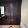 Large Fitted Wardrobe  Dark Wood with Mirrored Doors ono Image 5