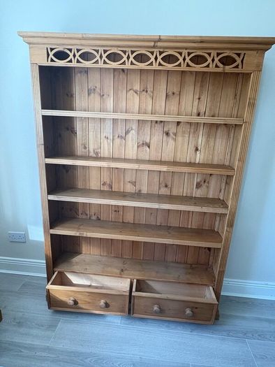 Solid pine bookcase