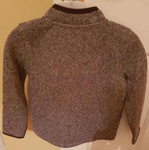 Mark + Spencer boys grey / black zip up top age 3-4