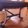 Wrought Iron leg Coffee Table Image 3