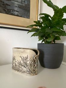 Handcrafted Swedish ceramic vase signed