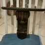 Old hand carved wall sconce Image 5