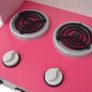 Toy Kitchen Wood 82x30x100 cm Pink and White Image 2