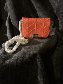 Leather small handbag