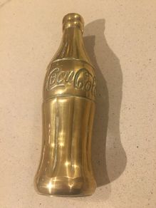 Coca Cola Brass Bottle