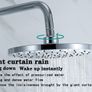 hermostatic Shower Faucet Chrome Bathroom Shower Mixer Set Waterfall Rain Shower System Bathtub Faucet Taps Image 4
