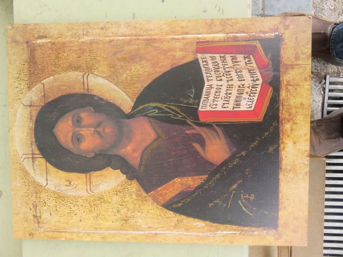 Old icon picture. on wood