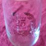 7 Piece 25th Silver Anniversary Silver Gilt Pitcher And Drinking Glasses Set Image 8