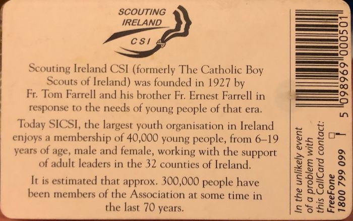 Callcard 1180 Boy Scouts