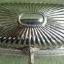 Vintage Roll Top Silver Plated Butter Dish With Glass Insert Vintage Image 8